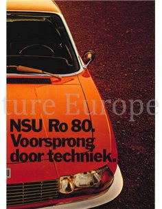 1971 NSU RO 80 PROSPEKT NIEDERLÄNDISCH
