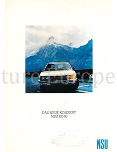 1967 NSU RO 80 BROCHURE GERMAN