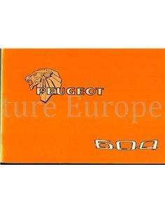 1994 PEUGEOT 605 OWNERS MANUAL