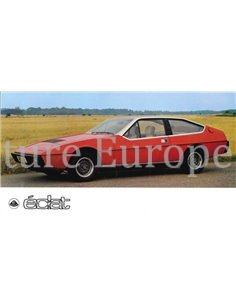 1975 LOTUS ÉCLAT BROCHURE ENGELS