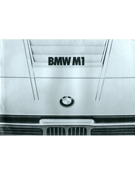 1978 BMW M1 BROCHURE DUTCH