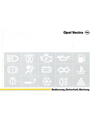 1997 OPEL VECTRA INSTRUCTIEBOEKJE DUITS