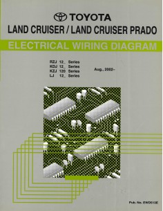2002 TOYOTA LANDCRUISER (PRADO) ELECTRICAL WIRING DIAGRAM WORKSHOP MANUAL ENGLISH
