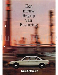 1967 NSU RO 80 BROCHURE DUTCH