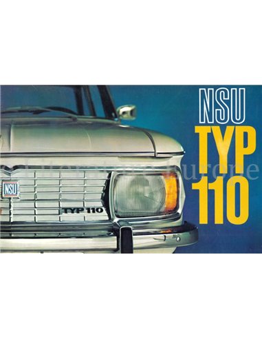 1965 NSU TYP 110 BROCHURE DUTCH