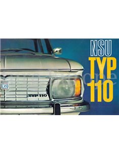 1965 NSU TYP 110 BROCHURE DUITS