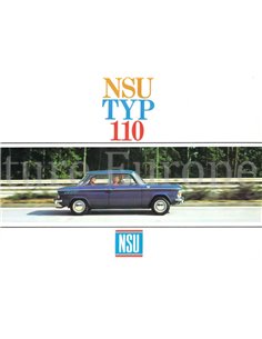 1968 NSU TYP 110 BROCHURE GERMAN