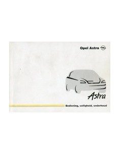 2001 OPEL ASTRA INSTRUCTIEBOEKJE NEDERLANDS