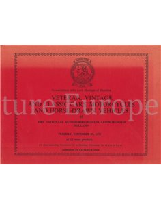 VETERAN, VINTAGE AND CLASSIC CARS AND HORSE-DRAWN VEHICLES AT HET NATIONAQAL AUTOMOBIELMUSEUM LEIDSCHENDAM 25 NOVEMBER 1975 