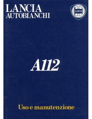 1983 AUTOBIANCHI A112 BETRIEBSANLEITUNG ITALIENISCH