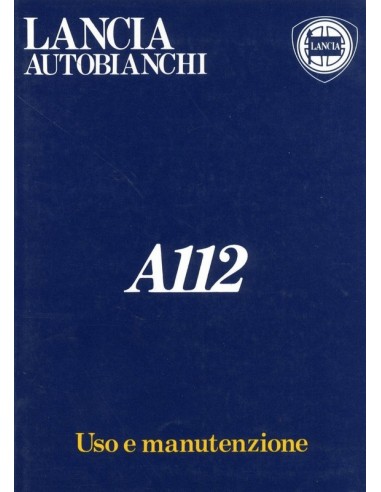 1983 AUTOBIANCHI A112 INSTRUCTIEBOEKJE ITALIAANS