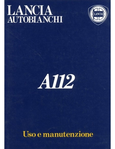 1983 AUTOBIANCHI A112 BETRIEBSANLEITUNG ITALIENISCH