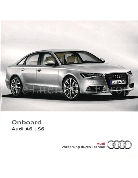 2014 AUDI A6 | S6 INSTRUCTIEBOEKJE (ONBOARD) MEERTALIG