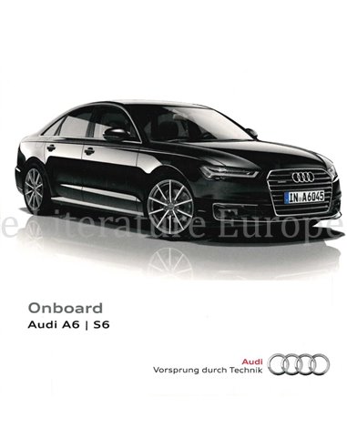 2014 AUDI A6 | S6 OWNERS MANUAL (ONBOARD) MULTILINGUAL