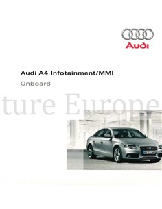 2008 AUDI A4 INSTRUCTIEBOEKJE (ONBOARD) MEERTALIG