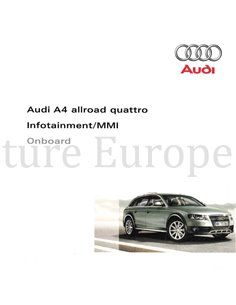 2009 AUDI A4 ALLROAD QUATTRO INSTRUCTIEBOEKJE (ONBOARD) MEERTALIG