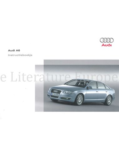 2005 AUDI A6 BETRIEBSANLEITUNG NIEDERLÄNDISCH