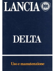 1983 LANCIA DELTA INSTRUCTIEBOEKJE ITALIAANS