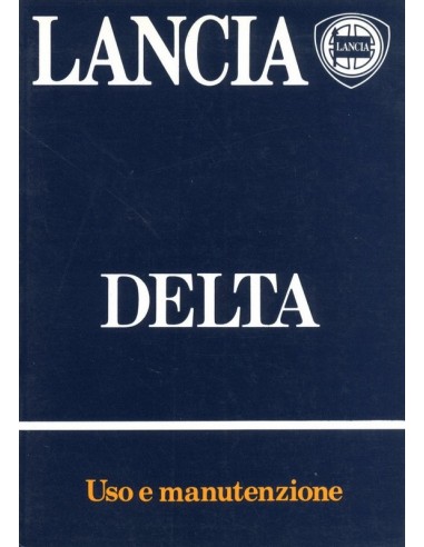 1983 LANCIA DELTA INSTRUCTIEBOEKJE ITALIAANS