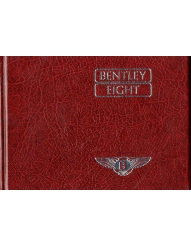 1986 BENTLEY EIGHT HARDCOVER INSTRUCTIEBOEKJE ENGELS