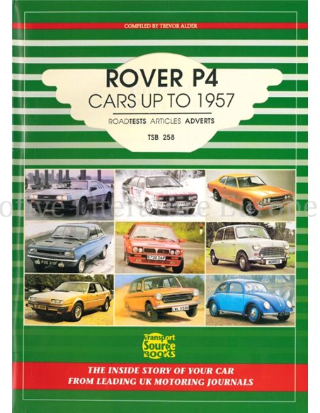 ROVER P4, CARS UP TO 1957,  ROADTESTS - ARTICLES - ADVERTS (TSB 258)