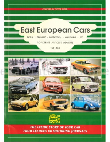 EAST EUROPEAN CARS, TATRA-TRABANT-MOSKVITCH-WARTBURG-ETC,  ROADTESTS - ARTICLES - ADVERTS (TSB 343)