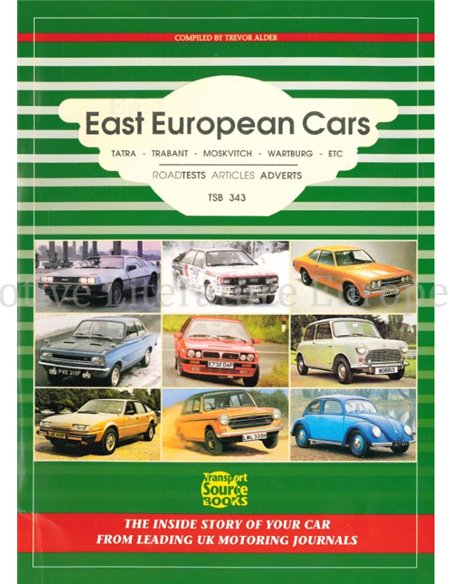 EAST EUROPEAN CARS, TATRA-TRABANT-MOSKVITCH-WARTBURG-ETC,  ROADTESTS - ARTICLES - ADVERTS (TSB 343)