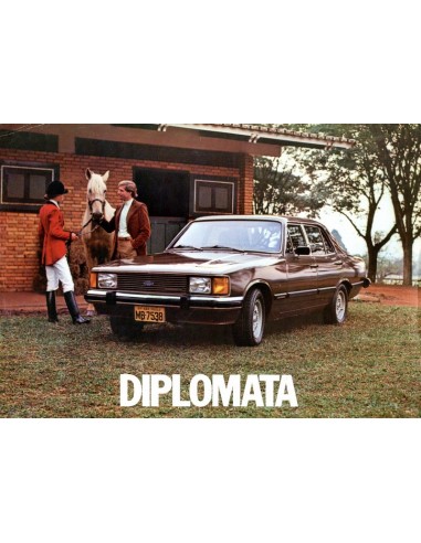 1980 CHEVROLET DIPLOMATA LEAFLET BRAZILIAANS