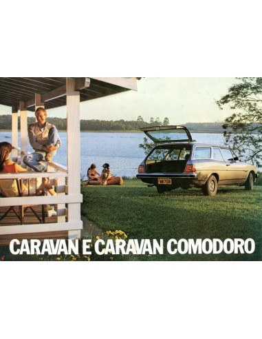 1981 CHEVROLET CARAVAN & CARAVAN COMODORO LEAFLET BRAZILIAANS