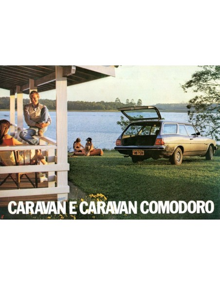 1981 CHEVROLET CARAVAN & CARAVAN COMODORO LEAFLET BRAZILIAANS