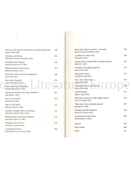 AND THE REVS KEEP RISING, GREAT DRIVES IN FAST CARS