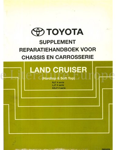 1993 TOYOTA LAND CRUISER CHASSIS & BODY REPAIR MANUAL DUTCH