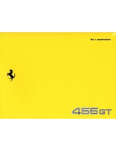 1997 FERRARI 456 GTA INSTRUCTIEBOEKJE 