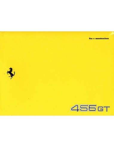 1997 FERRARI 456 GTA INSTRUCTIEBOEKJE 