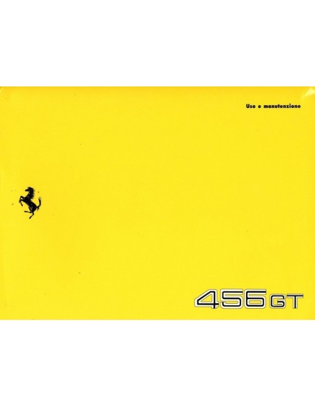 1997 FERRARI 456 GTA INSTRUCTIEBOEKJE 