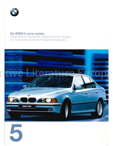 1997 BMW 5 SERIES SALOON BROCHURE DUTCH