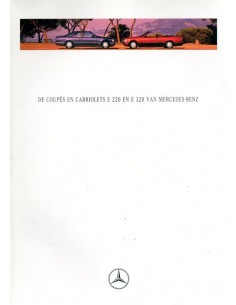 1994 MERCEDES BENZ E220 E320 COUPE & CABRIOLET BROCHURE NEDERLANDS