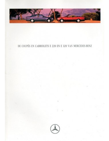 1994 MERCEDES BENZ E220 E320 COUPE & CABRIOLET BROCHURE NEDERLANDS