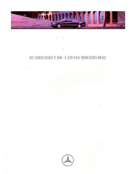 1994 MERCEDES BENZ E200 - E420 LIMOUSINE BROCHURE NEDERLANDS