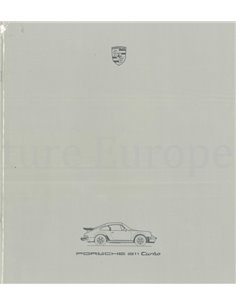 1986 PORSCHE 911 TURBO BROCHURE ENGLISH