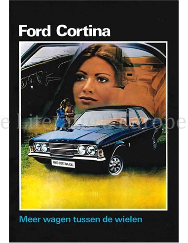 1964 FORD CORTINA BY LOTUS BROCHURE ENGELS