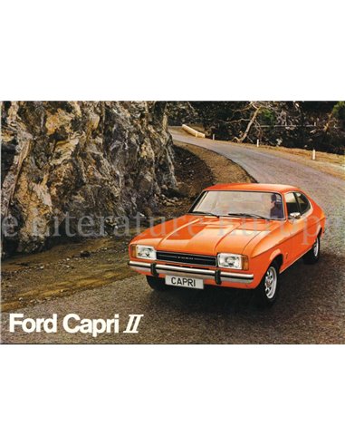 1978 FORD CAPRI BROCHURE NEDERLANDS