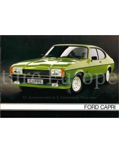 1976 FORD CAPRI PROSPEKT NIEDERLÄNDISCH