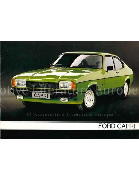 1976 FORD CAPRI BROCHURE DUTCH