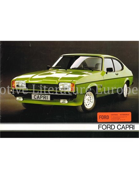 1977 FORD CAPRI BROCHURE DUTCH