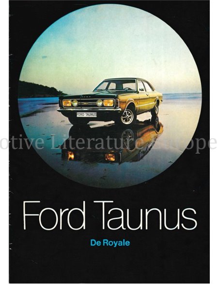 1970 FORD TAUNUS BROCHURE DUTCH