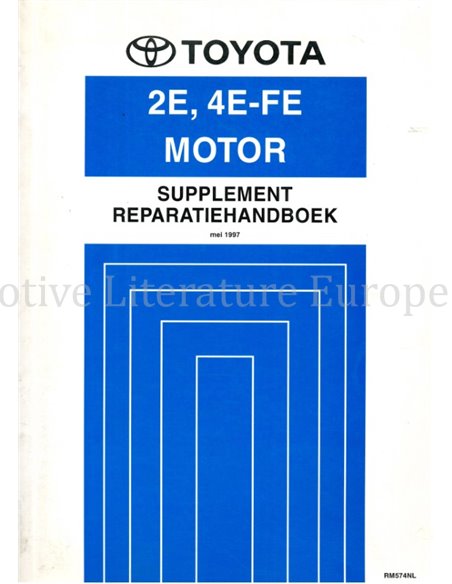 1997 TOYOTA COROLLA 2E | 4E-FE ENGINE REPAIR MANUAL DUTCH