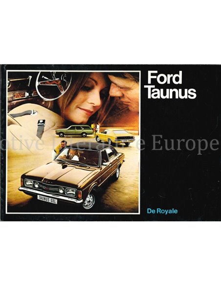 1972 FORD TAUNUS BROCHURE DUTCH