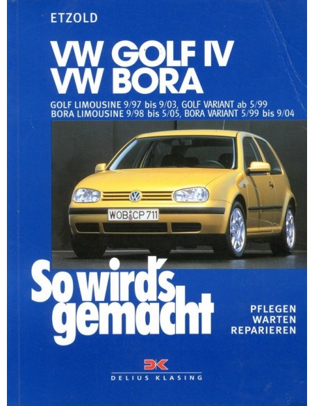 1997 - 2005 VOLKSWAGEN GOLF & BORA LIMOUSINE / VARIANT VRAAGBAAK DUITS