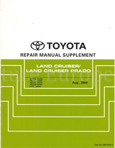 2005 TOYOTA LANDCRUISER WERKSTATTHANDBUCH ENGLISCH 2